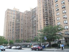 Shot of Ebbets Apartments, formerly Ebbets Field