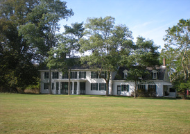 Current view of the Old Mastic House at the William Floyd Estate